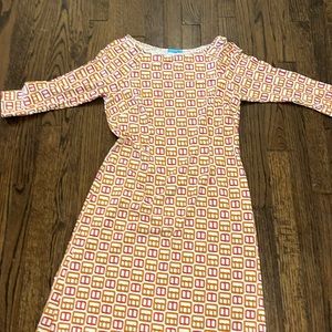 Coral and orange J. McClaughlin dress